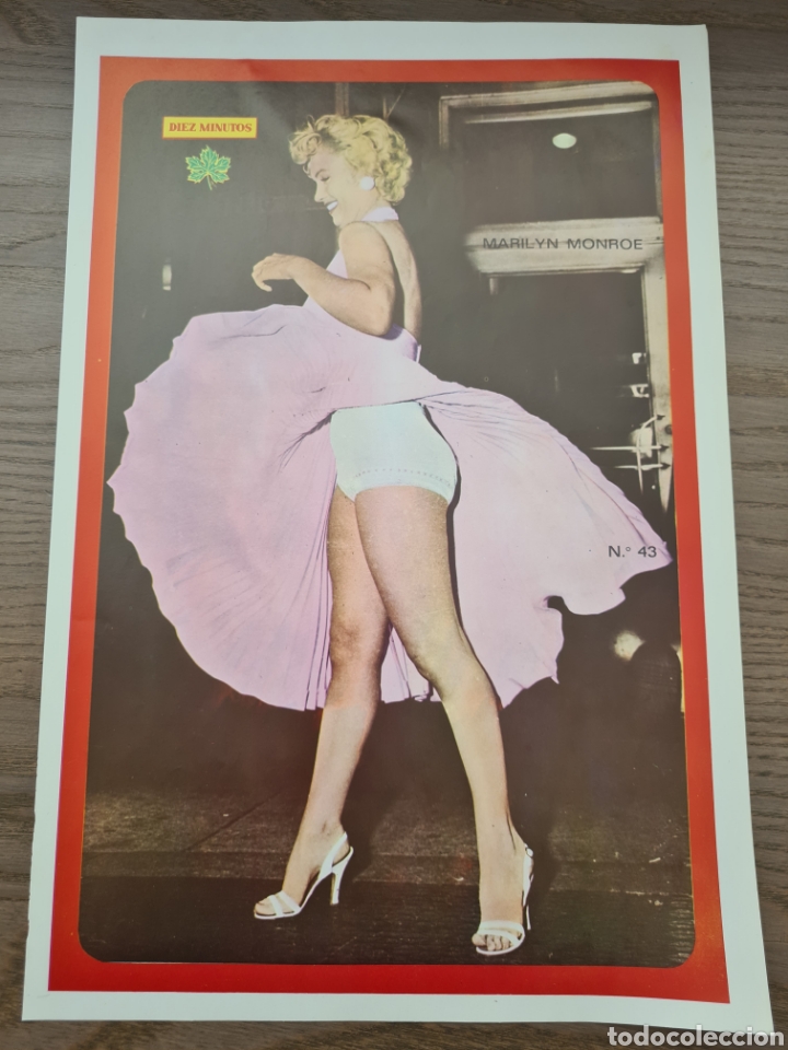 Otros art&iacute;culos de coleccionismo en papel: MARILYN MONROE POSTER REVISTA DIEZ MINUTOS N&ordm; 43 A&Ntilde;OS 70