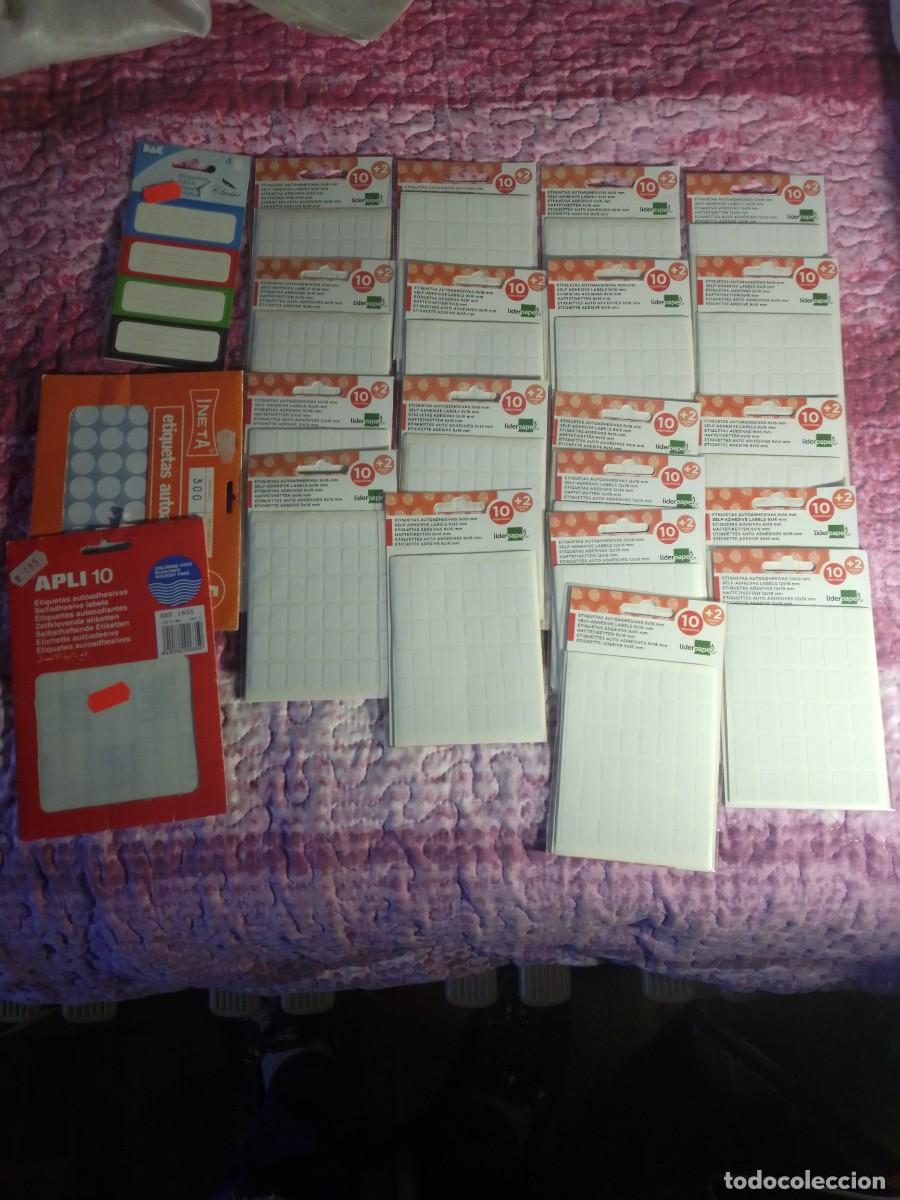Outros artigos de papel: Etiquetas adhesivas