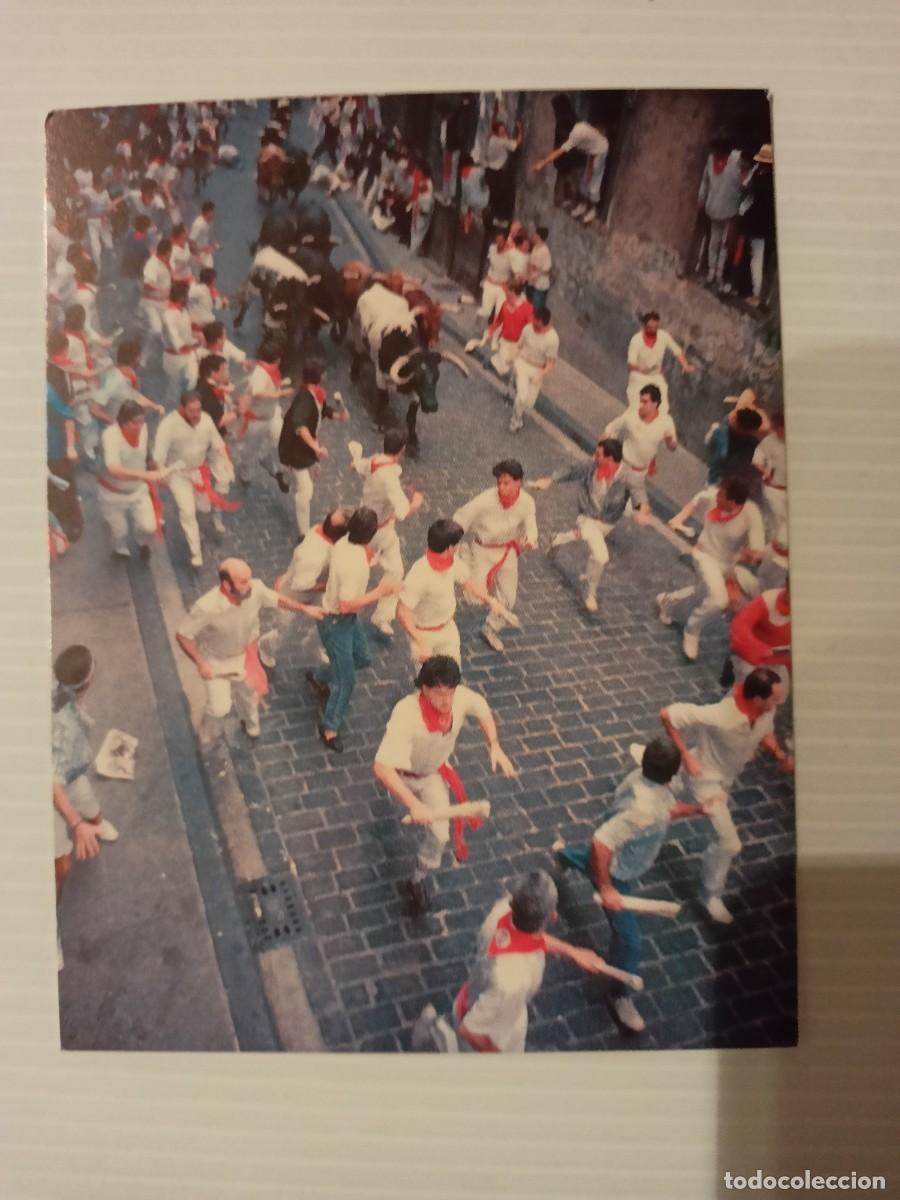 Otros Art&iacute;culos de Coleccionismo en Papel: Tarjeta publicitaria &rdquo;San Fermin&rdquo; 1990, Hotel El Toro - Hotel Ciudad de Pamplona