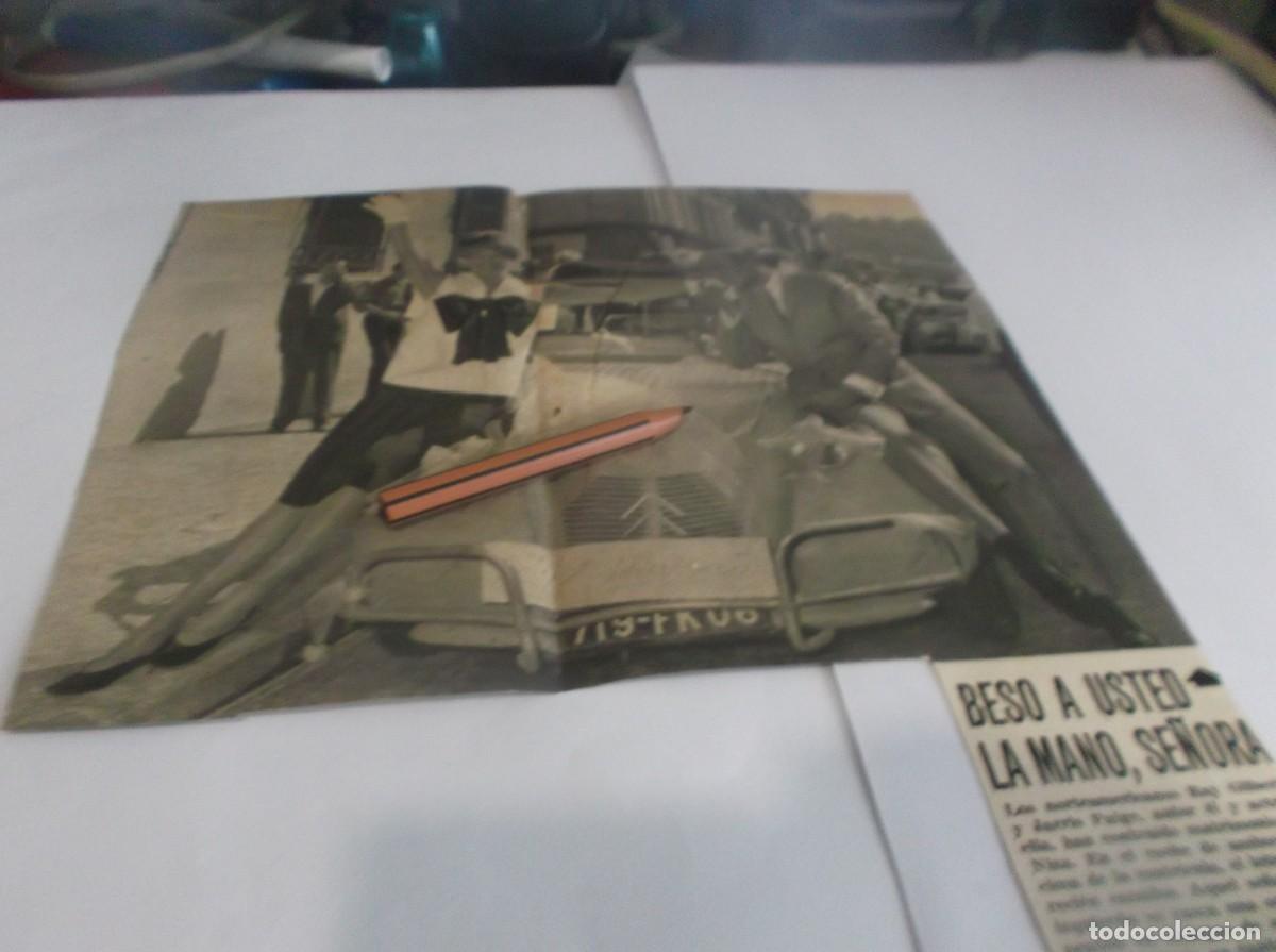 Otros Art&iacute;culos de Coleccionismo en Papel: RECORTE A&Ntilde;O 1965.NIZA(FRANCIA)BODA RAY GILBERT Y JARRIS PAIGE,COCHE DESCAPOTABLE CITRO&Euml;N 2 CABALLOS
