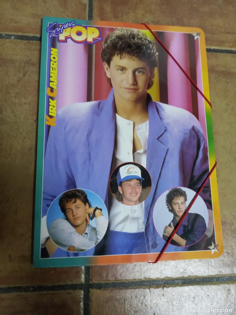 Otros Art&iacute;culos de Coleccionismo en Papel: CARPETA SUPER POP - KIRK CAMERON - COLEGIO / A&Ntilde;OS 80