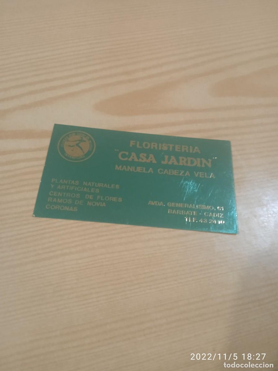Sammelleidenschaft Andere Papierartikel: C-3E78AB TARJETA FLORISTERIA