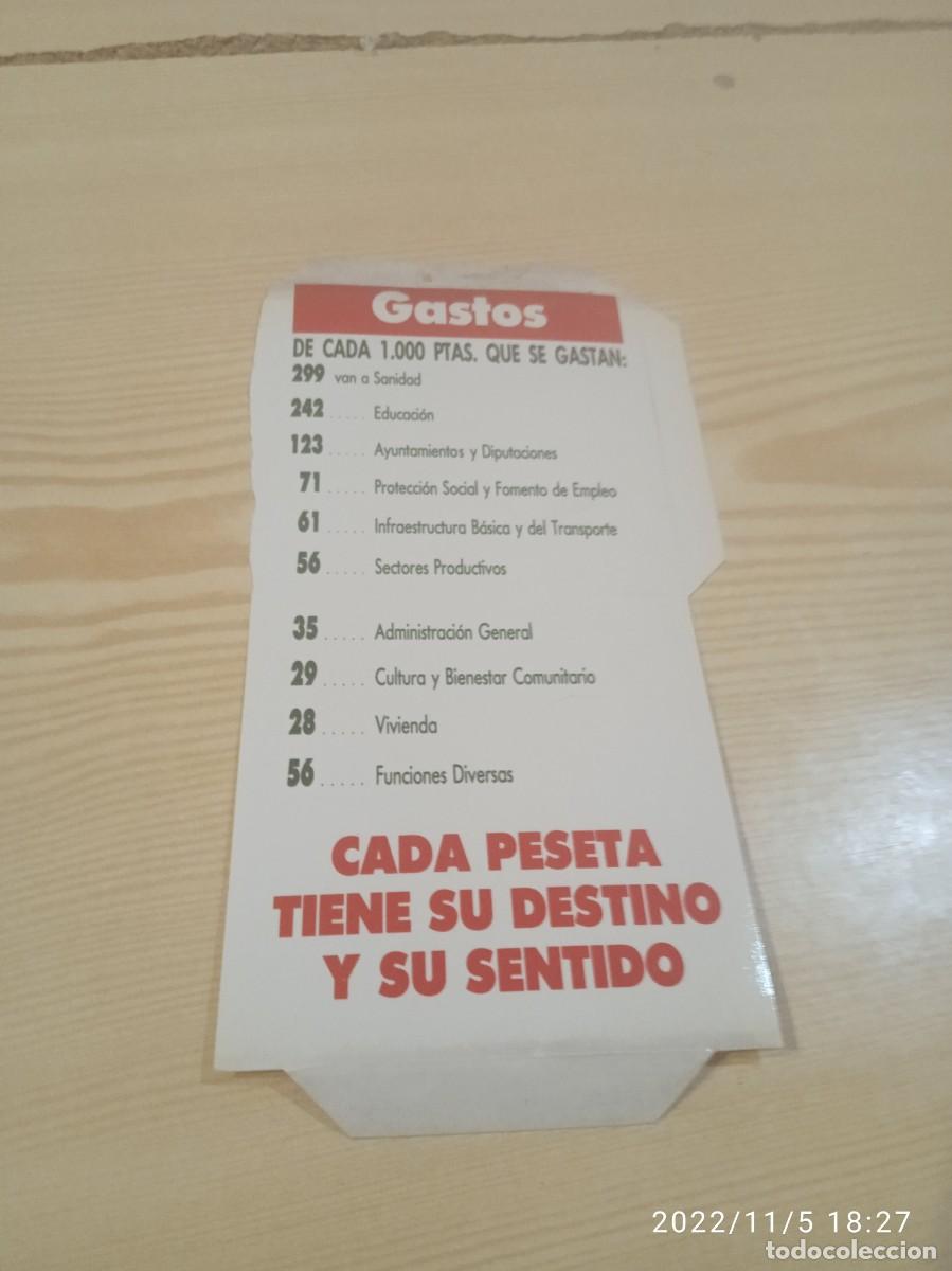 Sammelleidenschaft Andere Papierartikel: C-3E78AB CADA PESETA TIENE SU DESTINO
