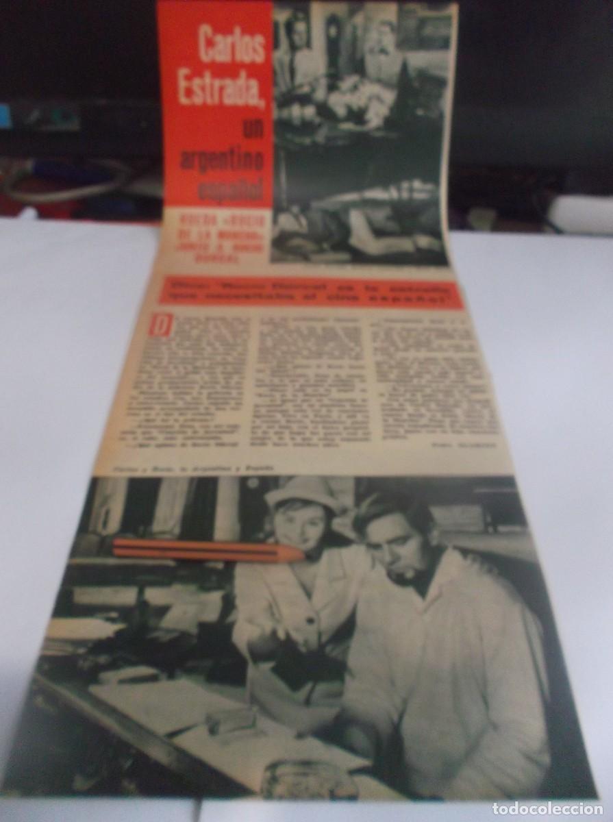 Otros Art&iacute;culos de Coleccionismo en Papel: RECORTE A&Ntilde;O 1962.- EL ACTOR CARLOS ESTRADA ,RUEDA ROC&Iacute;O DE LA MANCHA JUNTO A ROC&Iacute;O D&Uacute;RCAL