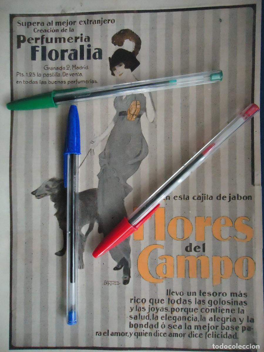 Otros Art&iacute;culos de Coleccionismo en Papel: publicidad vintage perfumeria floralia madrid jabon gal perfume higiene farmacia art deco a&ntilde;o 1914
