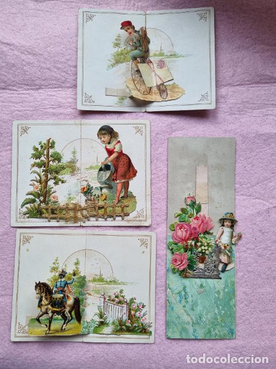 Altri oggetti di carta: LOTE DE PUBLICIDADES ANTIGUAS TROQUELADAS DE CHOCOLATE