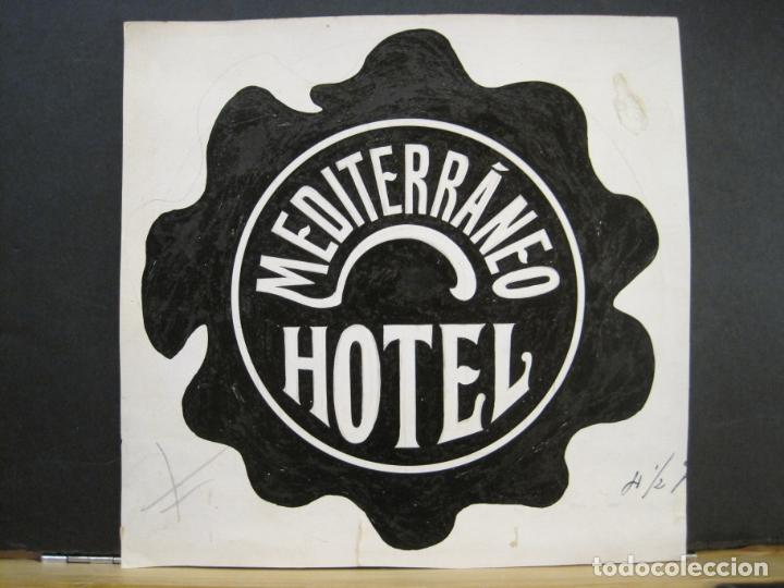 Paper Collecting Others: HOTEL MEDITERRANEO-ORIGINAL PUBLICIDAD-VER FOTOS-(K-7975)
