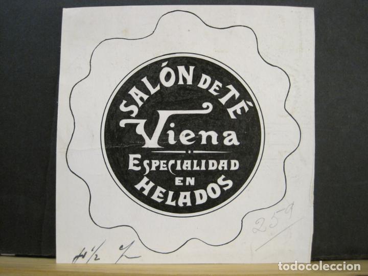Paper Collecting Others: SALON DE TE VIENA-ESPECIALIDAD EN HELADOS-ORIGINAL PUBLICIDAD-VER FOTOS-(K-7976)