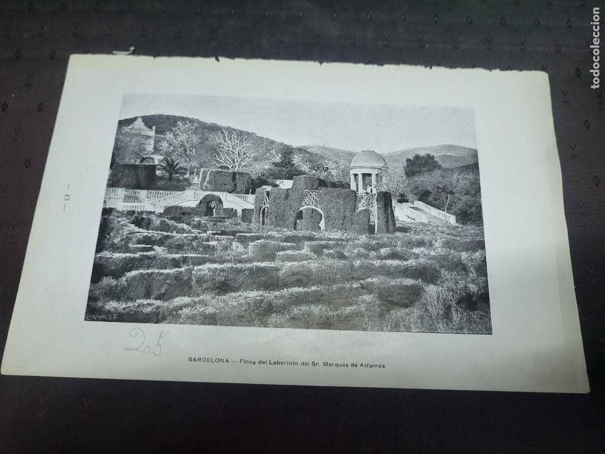 Paper Collecting Others: FINCA LABERINTO MARQUES DE ALFARRAS BARCELONA