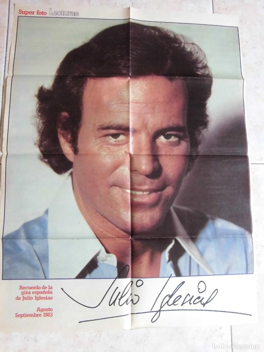 Otros Art&iacute;culos de Coleccionismo en Papel: POSTER JULIO IGLESIAS (Revista Lecturas)