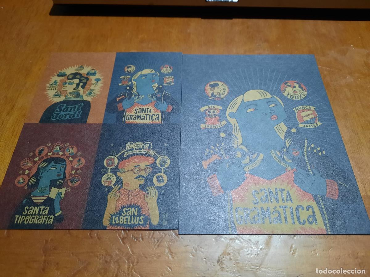 Sammelleidenschaft Andere Papierartikel: 2 TARJETAS SANTA GRAM&Aacute;TICA. PROMO. BUEN ESTADO. C-2