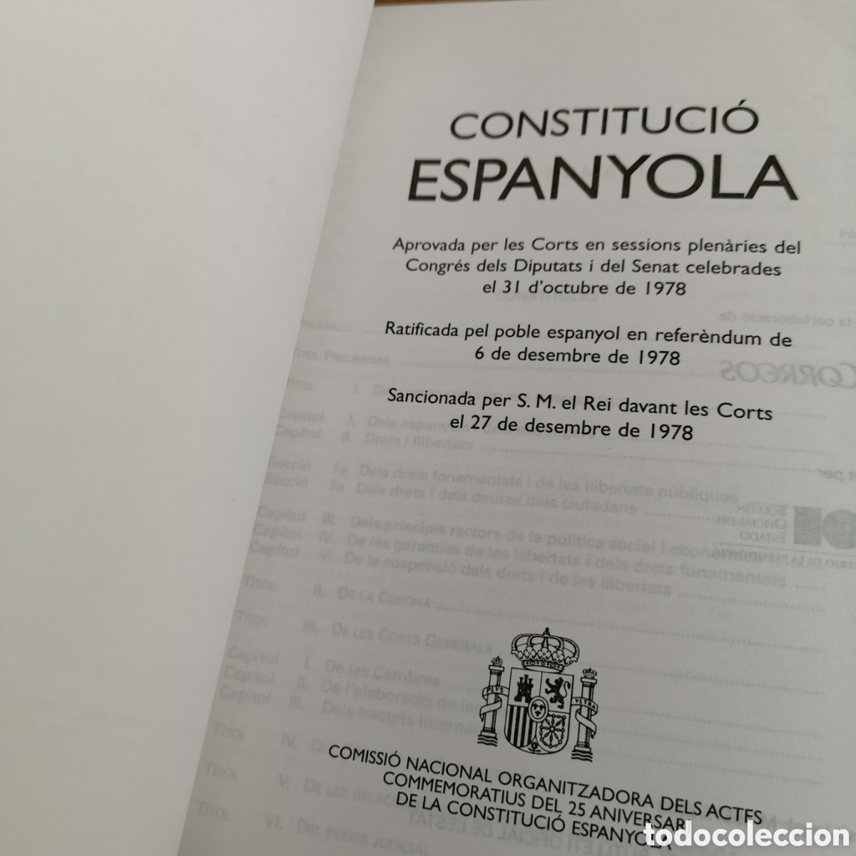 Otros art&iacute;culos de coleccionismo en papel: Librito de La Constituci&oacute;n Espa&ntilde;ola 2003 - Foto 5