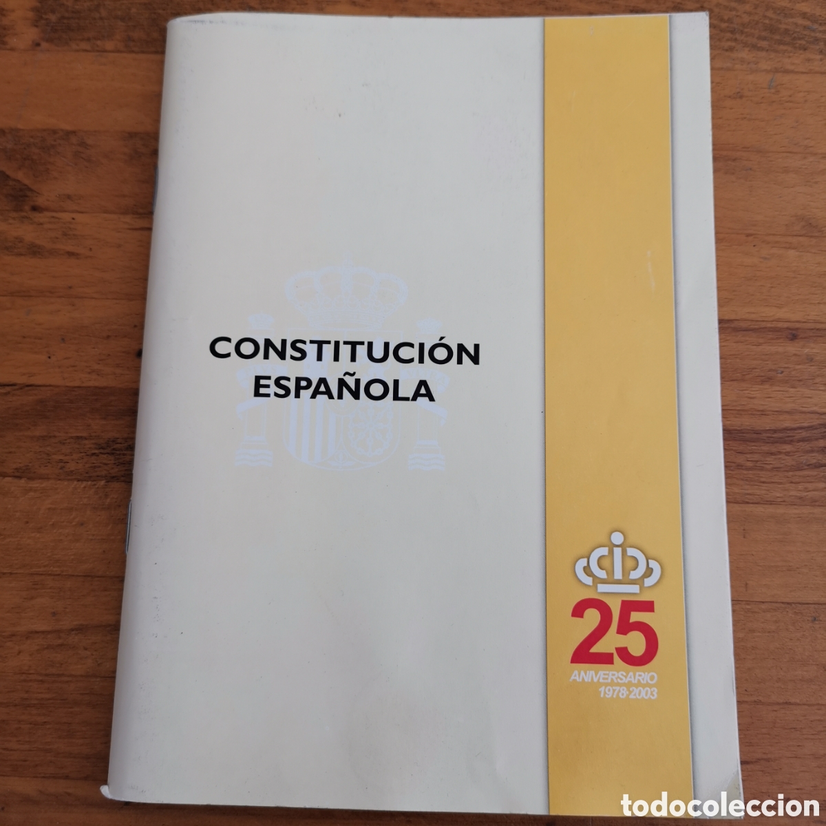 Otros art&iacute;culos de coleccionismo en papel: Librito de La Constituci&oacute;n Espa&ntilde;ola 2003 - Foto 1