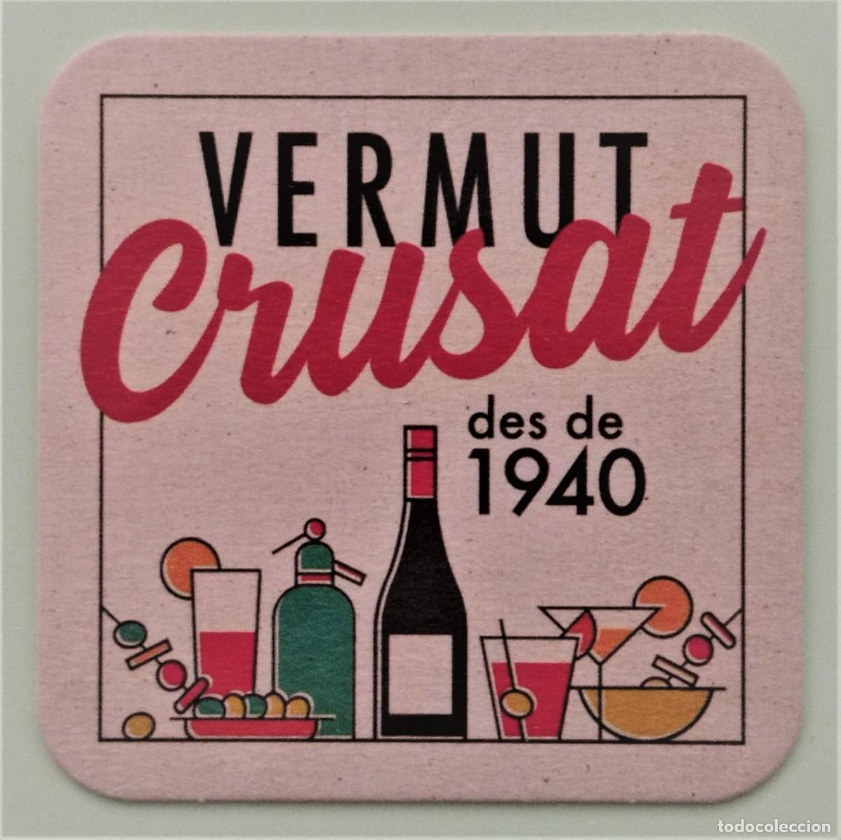 Otros Art&iacute;culos de Coleccionismo en Papel: POSAVASOS VERMUT CRUSAT DE BARCELONA (ESPA&Ntilde;A)