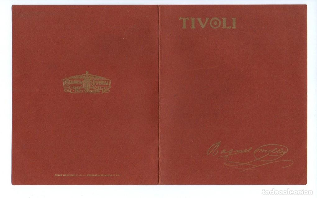 Otros Art&iacute;culos de Coleccionismo en Papel: DIPTICO, TIVOLI - RAQUEL MELLER. PUBLICIDAD DE ART&Iacute;CULOS. CATALUNYA IMPERIAL ANUNCIS. A&Ntilde;OS 30-40