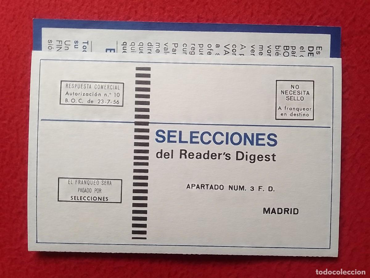 Otros Art&iacute;culos de Coleccionismo en Papel: ANTIGUO TR&Iacute;PTICO EL LIBRO DEL AUTOMOVIL SELECCIONES DEL READER&acute;S DIGEST RESPUESTA COMERCIAL BONO...