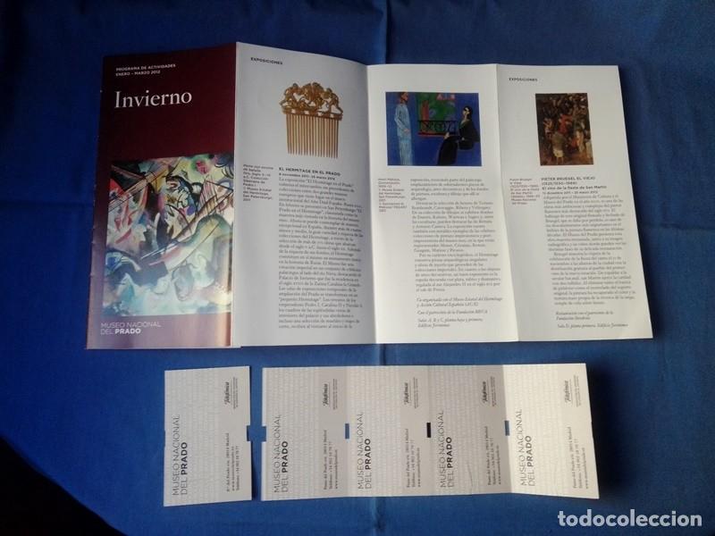 Otros Art&iacute;culos de Coleccionismo en Papel: 5 entradas y folleto Museo Nacional del Prado Madrid. 2012