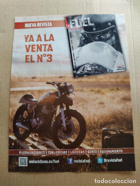 Otros Art&iacute;culos de Coleccionismo en Papel: HOJA PUBLICIDAD REVISTA FUEL MOTOS MOTOCICLISMO + ZIDANE FLORENTINO PEREZ REAL MADRID