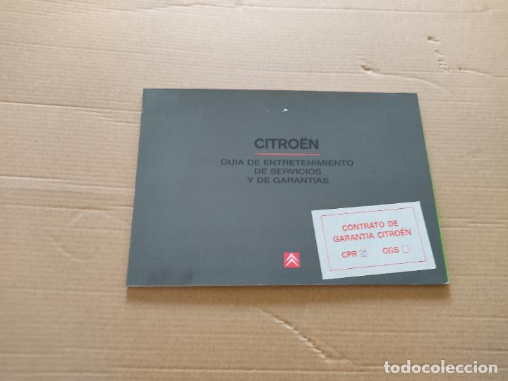 Otros Art&iacute;culos de Coleccionismo en Papel: LIBRITO GUIA DE ENTRETENIMIENTO DE SERVICIOS Y GARANTIAS CITROEN A&Ntilde;O 2002