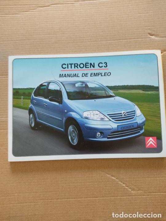 Otros Art&iacute;culos de Coleccionismo en Papel: LIBRITO MANUAL DE EMPLEO CITROEN C3 A&Ntilde;O 2002