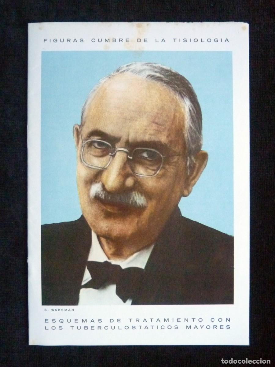 Otros Art&iacute;culos de Coleccionismo en Papel: FIGURAS CUMBRE DE LA TISIOLOG&Iacute;A. ESQUEMAS DE TRATAMIENTO CON LOS TUBERCULOST&Aacute;TICOS MAYORES. A&Ntilde;OS 60