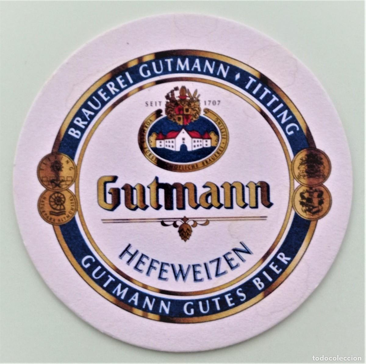 Otros Art&iacute;culos de Coleccionismo en Papel: POSAVASOS CERVEZA GUTMANN (ALEMANIA)