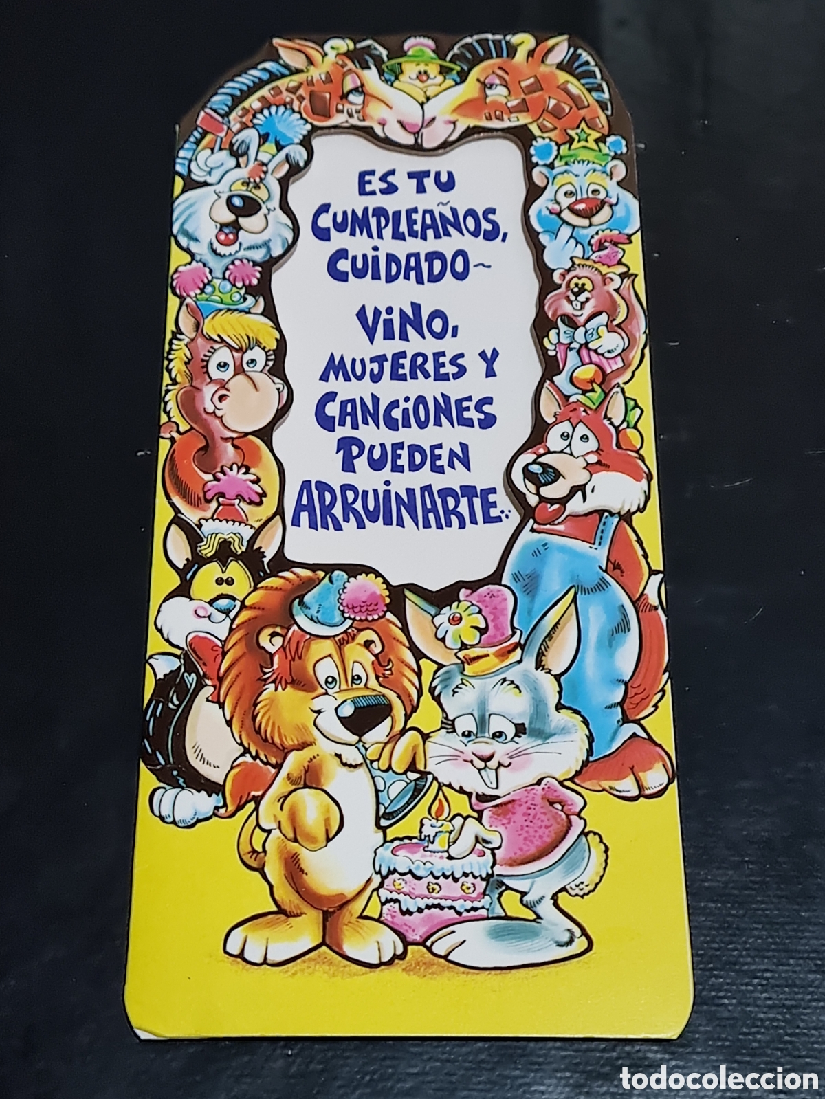 Otros Art&iacute;culos de Coleccionismo en Papel: FELICITACI&Oacute;N DE CUMPLEA&Ntilde;OS A&Ntilde;O 1984 PRODECO CARDS