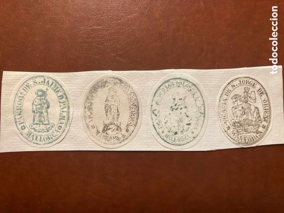 Otros Art&iacute;culos de Coleccionismo en Papel: Timbre seco cofrad&iacute;as Mallorca