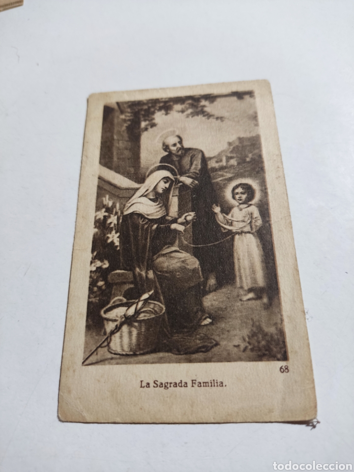 Otros Art&iacute;culos de Coleccionismo en Papel: Est&aacute;mpa la sagrada familia escrito 1929