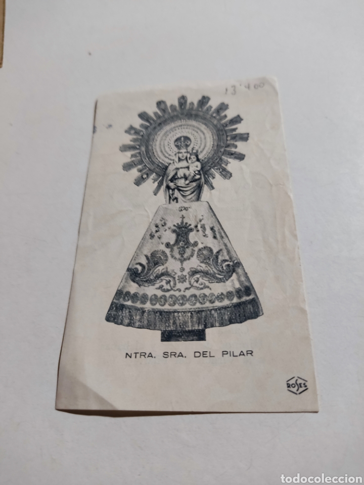 Otros Art&iacute;culos de Coleccionismo en Papel: Estampa himno a la virgen del Pilar