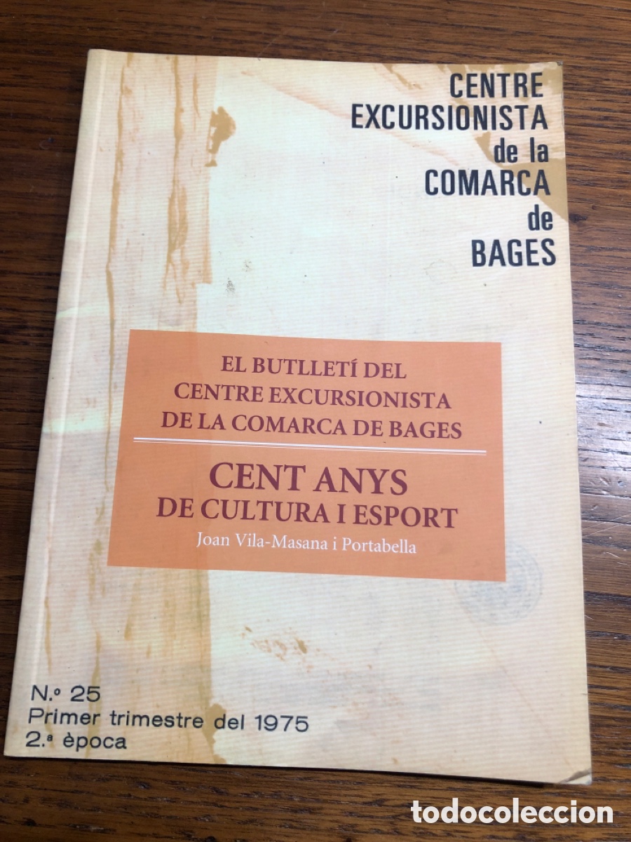 Otros Art&iacute;culos de Coleccionismo en Papel: BOLET&Iacute;N BUTLLETI DEL CENTRE EXCURSIONISTA COMARCA DEL BAGES CENT ANYS 2006