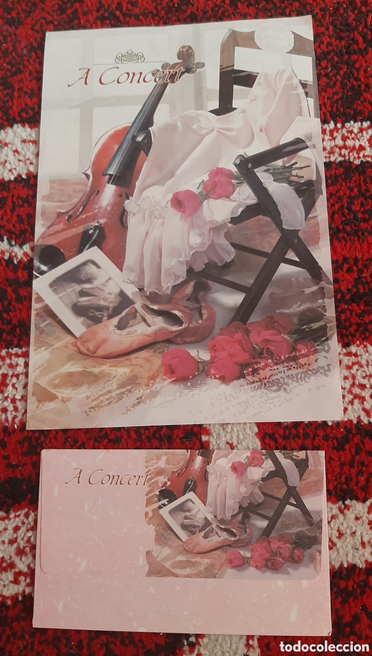 Sammelleidenschaft Andere Papierartikel: CONJUNTO HOJA CAMBIO CON SOBRE A CONCERT COMPRA MINIMA 5&euro;