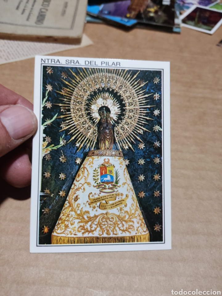 Otros Art&iacute;culos de Coleccionismo en Papel: Estampa religiosa himno de la virgen del Pilar