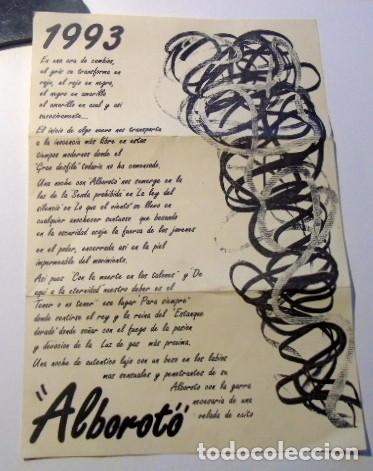 Sammelleidenschaft Andere Papierartikel: ALBOROTO VALENCIA A&Ntilde;O1993 FLAYER