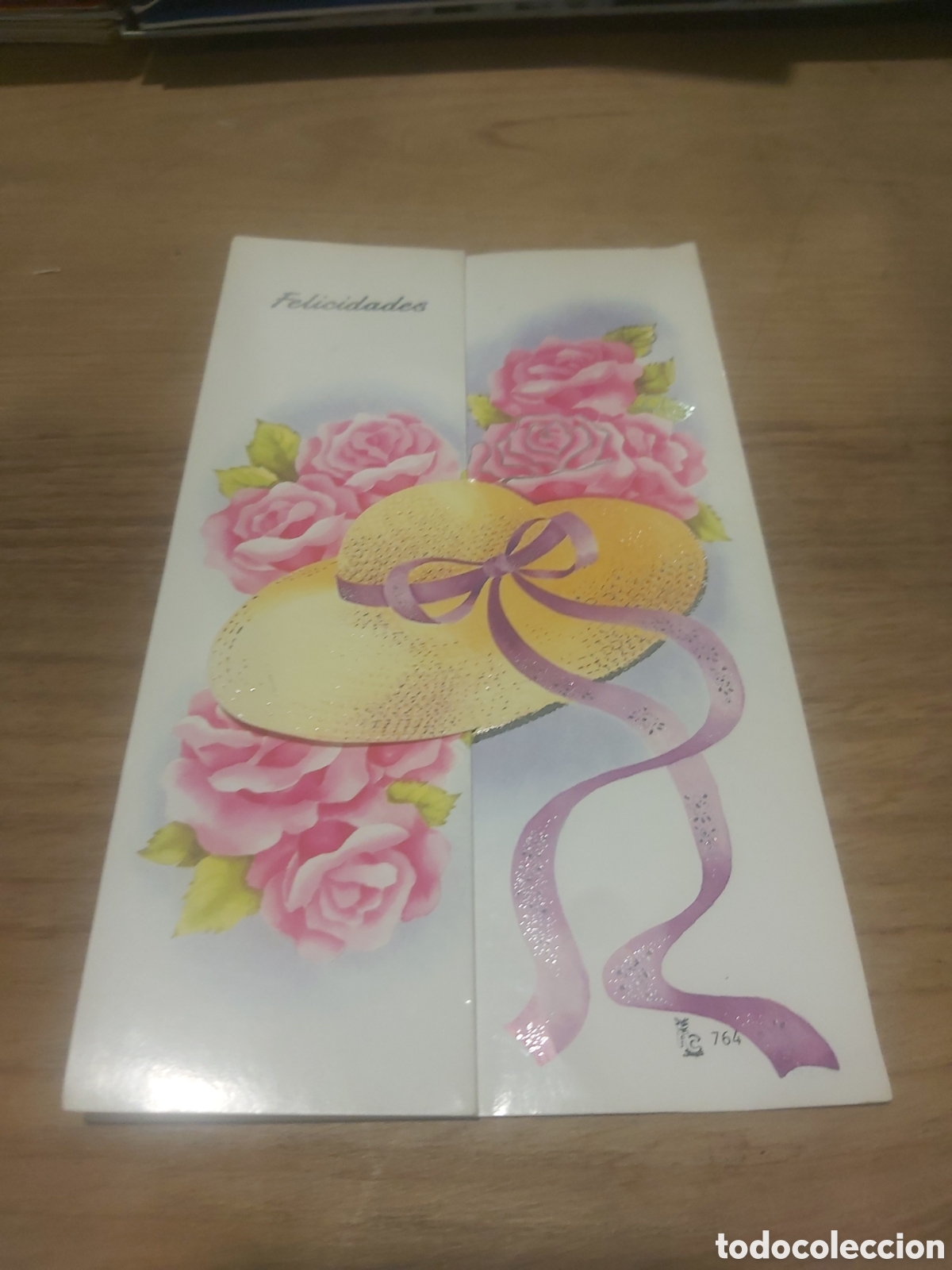 Paper Collecting Others: Felicitaciones desplegables sombrero rosas