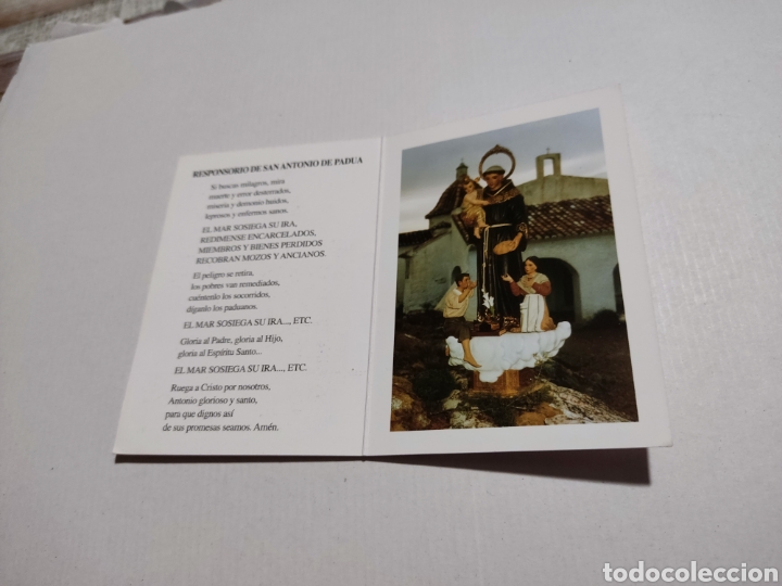 Otros Art&iacute;culos de Coleccionismo en Papel: Est&aacute;mpa religiosa cofrad&iacute;a de San Antonio de Padua,Sot de Ferrer