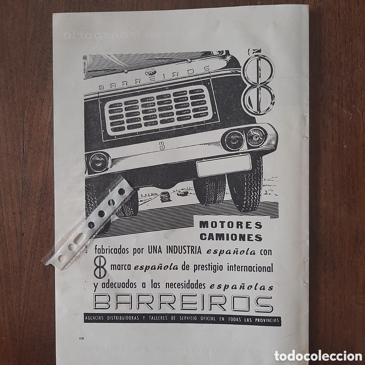 Paper Collecting Others: Publicidad camion barreiros de 1960