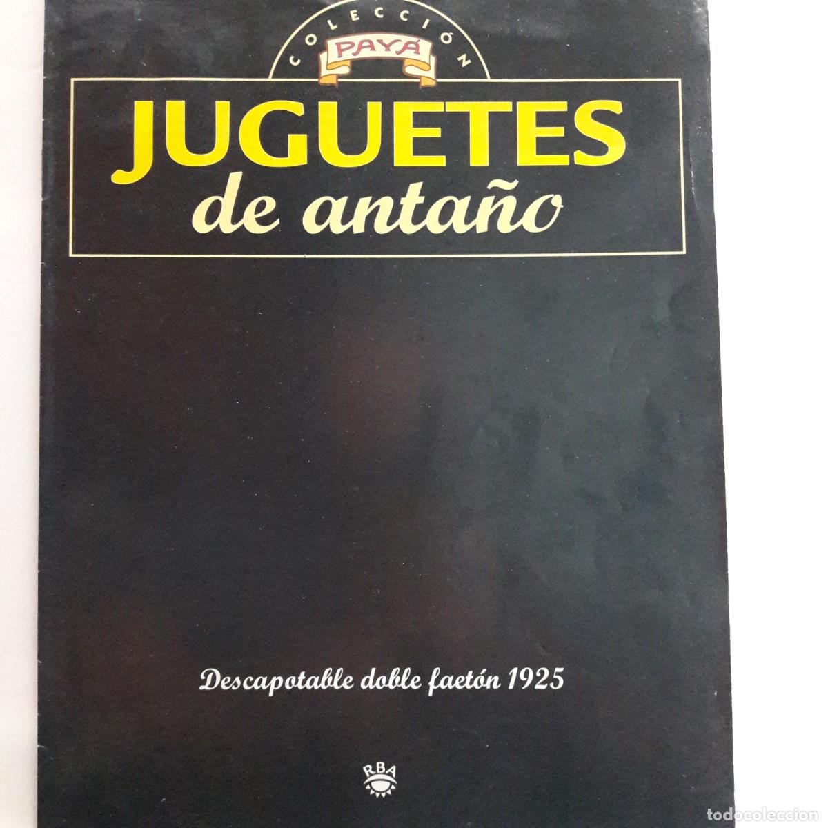 Otros Art&iacute;culos de Coleccionismo en Papel: Descapotable doble faeton 1925 fasciculo Paya juguetes de anta&ntilde;o