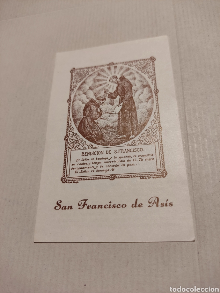 Otros Art&iacute;culos de Coleccionismo en Papel: Estampa religiosa San Francisco de As&iacute;s