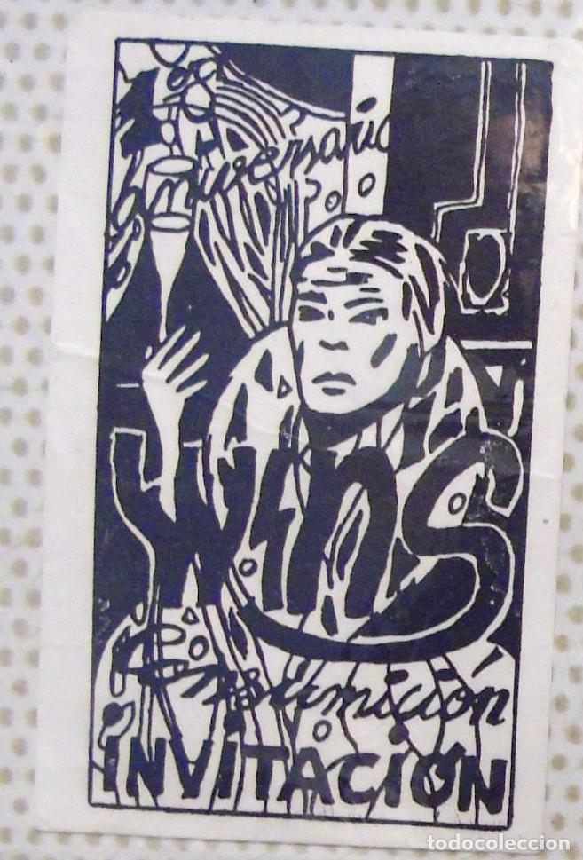 Sammelleidenschaft Andere Papierartikel: DISCOTECA WINS FLAYER A&Ntilde;OS 1980