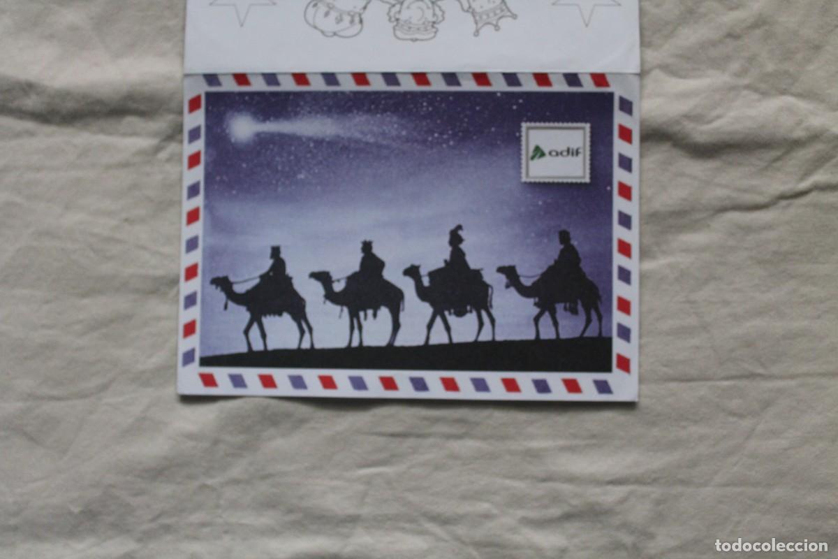 Sammelleidenschaft Andere Papierartikel: CARTA A LOS REYES MAGOS. EN CATALAN. APROX. 21 x 29 cm desplegada. EDITA ADIF - ESTACION.