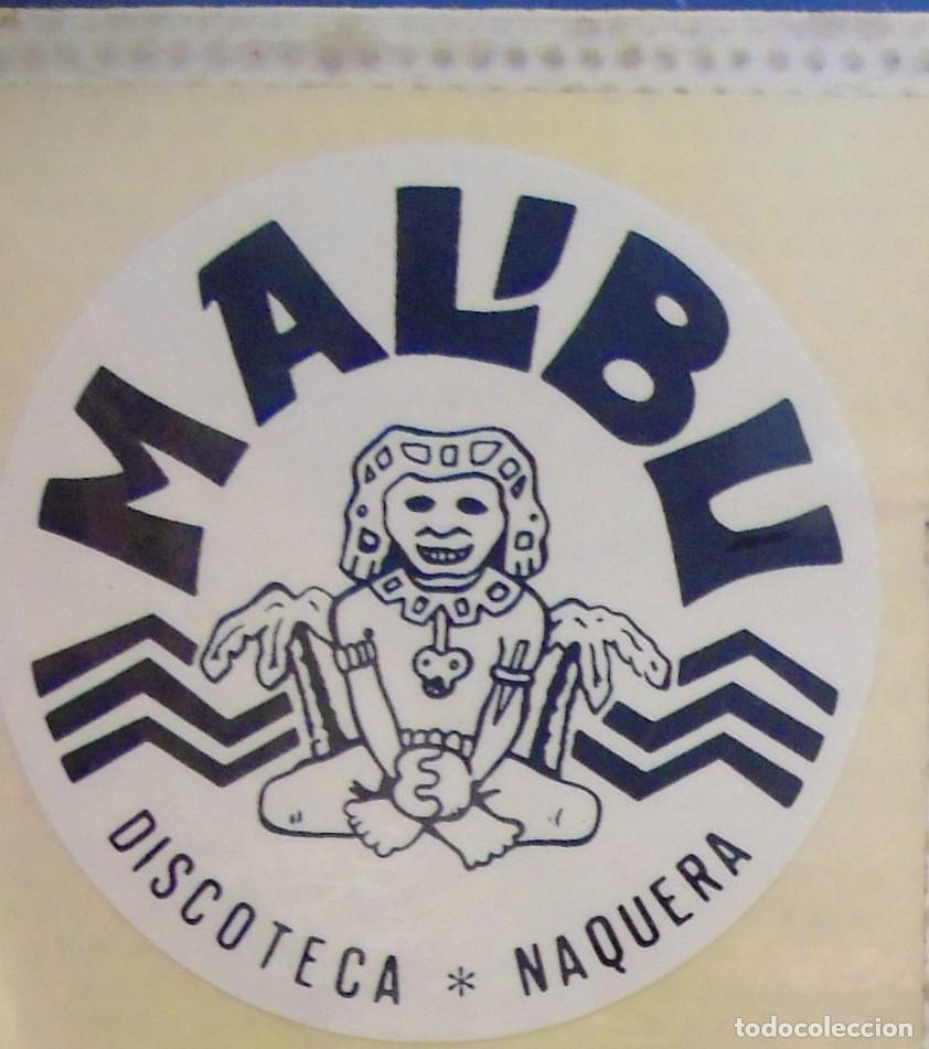 Collectionnisme Papier divers: MALIBU DISCOTECA VALENCIA A&Ntilde;OS 80