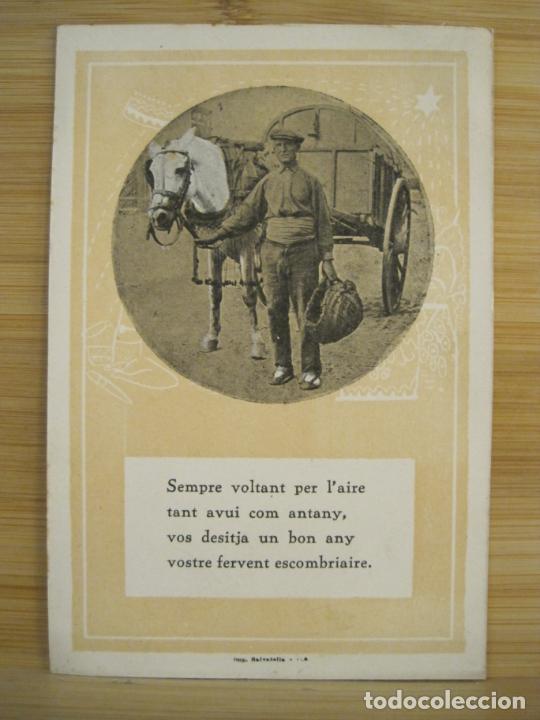 Otros art&iacute;culos de coleccionismo en papel: EL ESCOMBRIAIRE (BASURERO)-FELICITACIO ANTIGA DE NADAL-VER FOTOS-(K-8421)