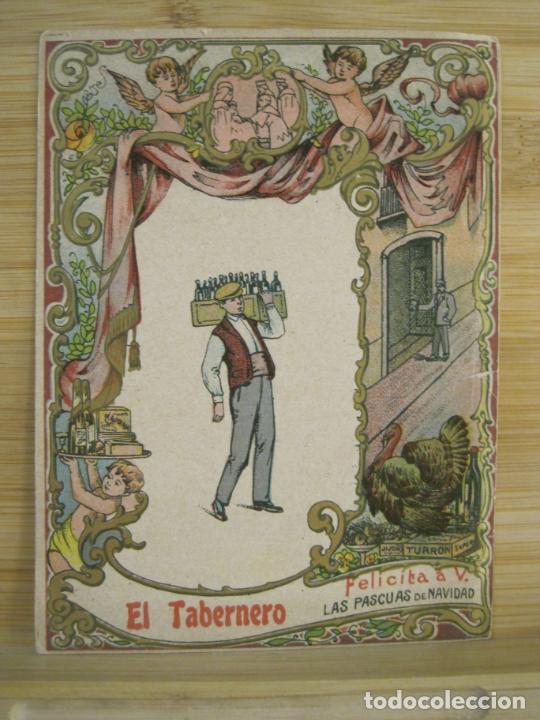 Otros Art&iacute;culos de Coleccionismo en Papel: EL TABERNERO-FELICITACION ANTIGUA DE NAVIDAD-VER FOTOS-(K-8434)