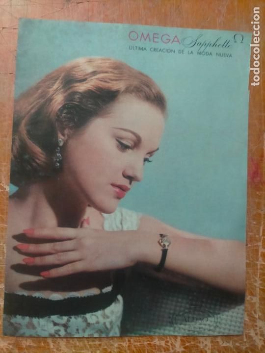 Otros Art&iacute;culos de Coleccionismo en Papel: OFERTA POR LOTES, ANTIGUA HOJA PUBLICIDAD - RELOJ OMEGA