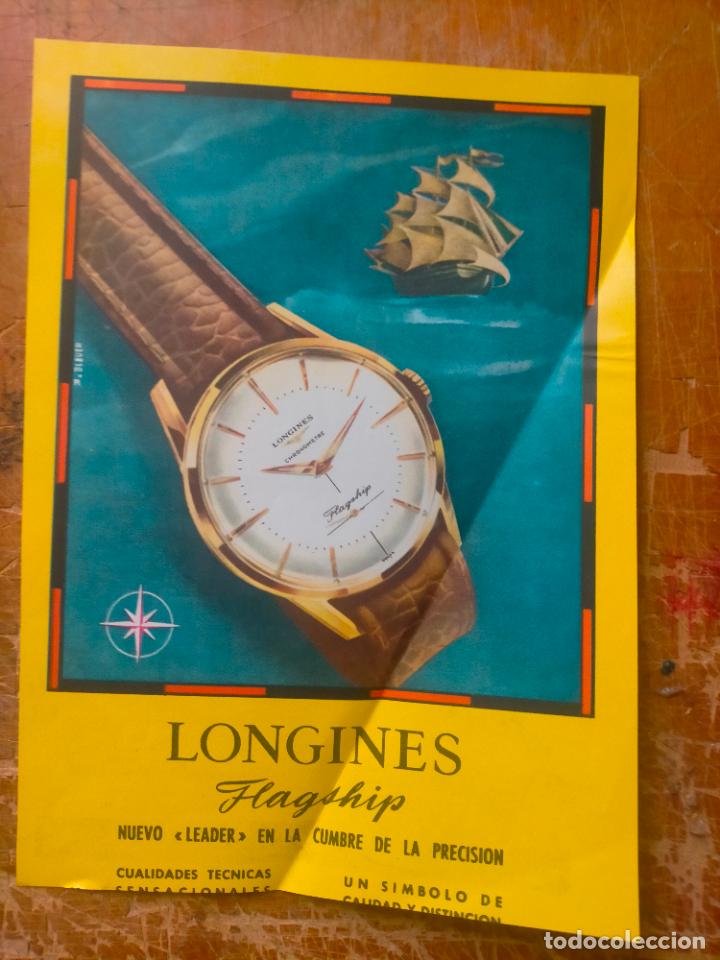 Outros artigos de papel: OFERTA POR LOTES, ANTIGUA HOJA PUBLICIDAD - RELOJ LONGINES