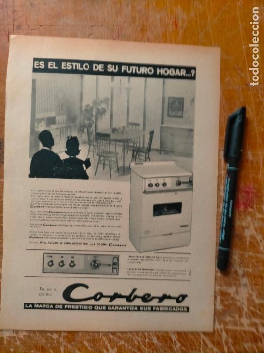 Paper Collecting Others: OFERTA POR LOTES, ANTIGUA HOJA PUBLICIDAD - ELECTRODOMESTICOS CORBERO