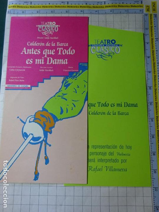 Otros Art&iacute;culos de Coleccionismo en Papel: PROGRAMA DE TEATRO / &Oacute;PERA. 1987. ANTES QUE TODO ES MI DAMA COMPA&Ntilde;&Iacute;A ADOLFO MARSILLACH 20