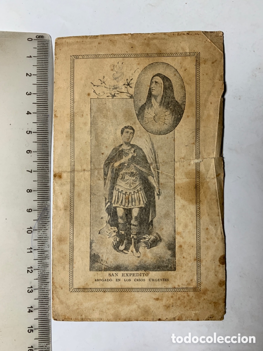 Otros art&iacute;culos de coleccionismo en papel: NOVENA A SAN EXPEDITO. IMP. LA HORMIGA DE ORO.