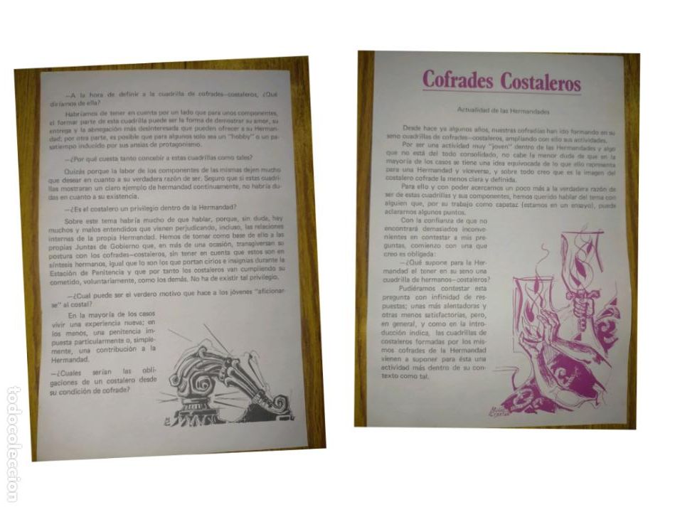 Otros Art&iacute;culos de Coleccionismo en Papel: HOJA INFORMACION GRAFICA A&Ntilde;OS 80s villa de rota cadiz semana santa leer descripcion